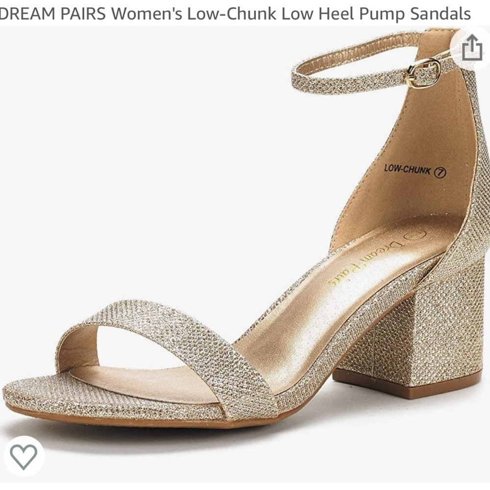 Gold small heels